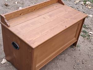 lot 229 image: Wooden TrunkChest