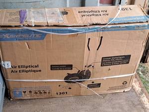 lot 201 image: Exerpeutic Air Elliptical Exercise Machine (New in Box)