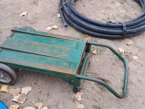 lot 222 image: Rolling Adjustable Utility Cart