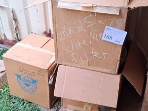 lot 188 image: Lot of (3) Wire Mesh Filters 100x24
