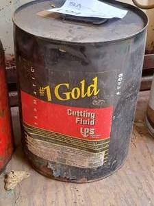 lot 194 image: 5-Gallon Cutting Fluid (Full)