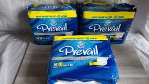 lot 33 image: Lot of 3 NEW Packages of Prevail Underwear For Men L-XL