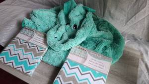 lot 46 image: New Trend Lab Set of Two (2) Valances and Childs Chair Shell