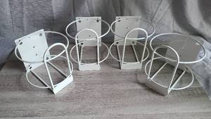 lot 83 image: Lot of Four (4) Mountable Metal Holders
