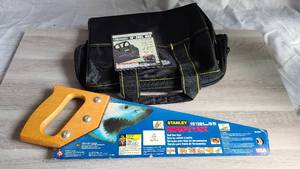 lot 169 image: NEW Tool Bag and Hand Saw