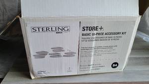 lot 187 image: Open Box Sterling Store 10 Piece Accessory Kit