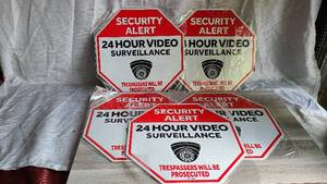 lot 190 image: NEW Security Signs