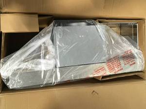 lot 4 image: Vissani Lora 30 in. 350 CFM Convertible T-Shape Wall Mount Range Hood in Stainless Steel with Charcoal Filters and LED LightingCustomer Returns See Pictures