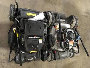 lot 47 image: Lot of Assorted Lawn Mowers  Customer Returns See Pictures