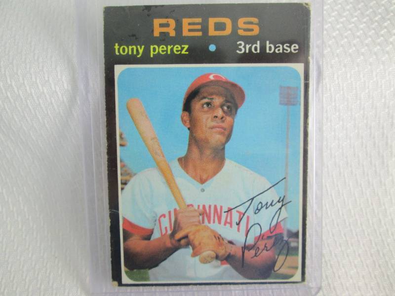 1971 Topps Tony Perez Card, R3- Sports Cards & Comic Books(250 Lots),  Food & Beverage, Personal Care, Janitorial & Med Supplies, $2 Bills, Office  & more