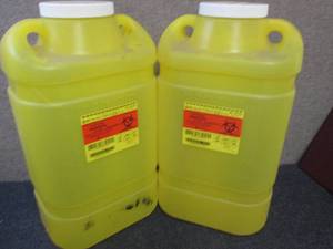 lot 260 image: 2 Chemotherapy Waste Container BD...