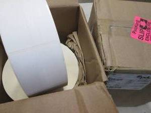 lot 305 image: 2 Cases of 4-2000 ct Roll Blank Lab...