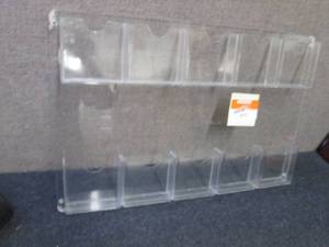 lot 283 image: 12- Wall Mount Brochure Holders...