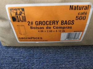 lot 286 image: Pk of 500 Small 2# Lunch Bags...