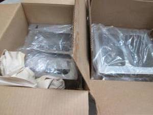 lot 291 image: 6- 2 Box Metal Glove Holders...