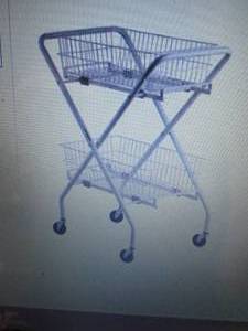 lot 323 image: Utility Cart McKesson Steel 37.5 X ...