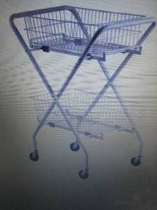 lot 324 image: Utility Cart McKesson Steel 37.5 X ...