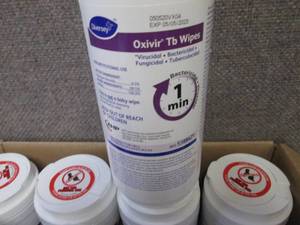 lot 418 image: 12- 60 ct Canisters Diversey Oxivir...