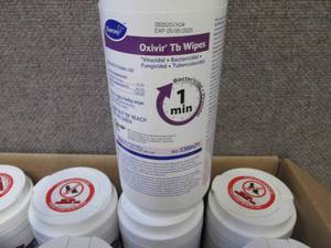 lot 419 image: 12- 60 ct Canisters Diversey Oxivir...