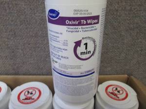 lot 420 image: 12- 60 ct Canisters Diversey Oxivir...