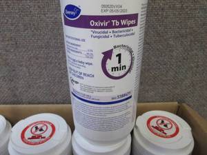 lot 421 image: 12- 60 ct Canisters Diversey Oxivir...