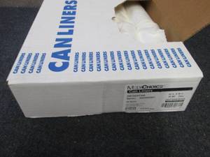 lot 434 image: Case of 250 Clear 33 Gallon 33x39 i...