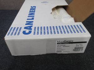 lot 439 image: Case of 250 Clear 33 Gallon 33x39 i...