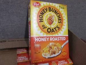 lot 449 image: Case of 12- 14.5 oz Boxes Post Hone...