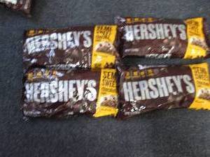 lot 451 image: 4- 12 oz Bags Hersheys Semi Sweet ...
