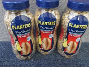 lot 488 image: 3- 16 oz Bottles Planters Lightly ...