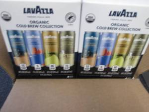 lot 500 image: 2- 4pks 8 oz LavAzza Organic Cold B...