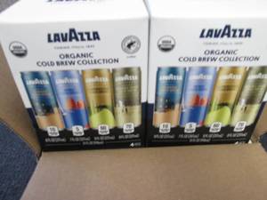 lot 501 image: 2- 4pks 8 oz LavAzza Organic Cold B...
