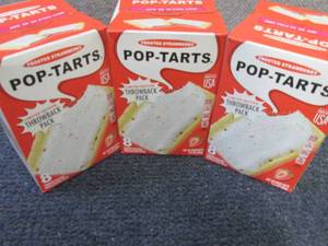 lot 507 image: 3- 8pks Frosted Strawberry Pop-Tart...