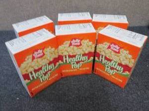 lot 510 image: 3- 3pks Jolly Time Healthy Pop Micr...