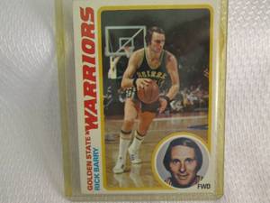 lot 15 image: 1978-79 Topps Rick Barry Card...