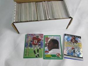 lot 27 image: Box of Assorted Football Rookie Car...