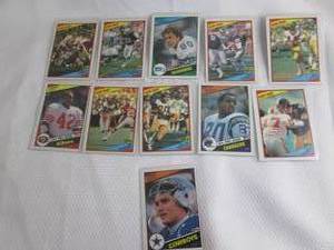 lot 40 image: Assorted 1984 Topps Football Cards...