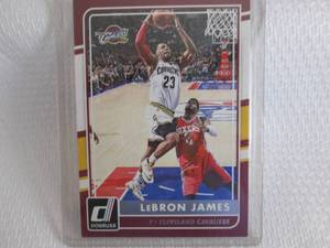 lot 46 image: 2015-16 Donruss Lebron James Card...