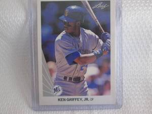 lot 52 image: 1990 Leaf Ken Griffey Jr Card...