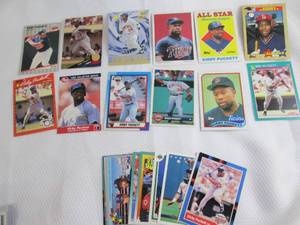 lot 57 image: Assorted Kirby Puckett Cards...