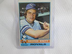 lot 58 image: 1976 Topps George Brett Card...