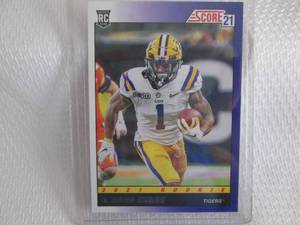 lot 62 image: 2021 Score JaMarr Chase Rookie Car...