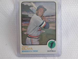 lot 71 image: 1973 Topps Tony Oliva  Card...