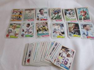 lot 81 image: Assorted 1982 Topps Football Cards...