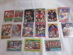 lot 87 image: Assorted Joe Montana Cards...