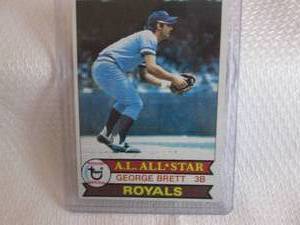 lot 91 image: 1979 Topps George Brett Card...