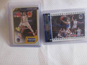 lot 115 image: 2021-22 Hoops & Threads Stephen Cur...