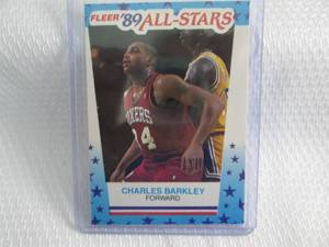 lot 141 image: 1989-90 Fleer Charles Barkley All S...
