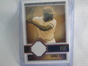 lot 158 image: 2002 SP Upper Deck George Foster Je...