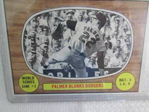 lot 163 image: 1967 Topps Jim Palmer Card...
